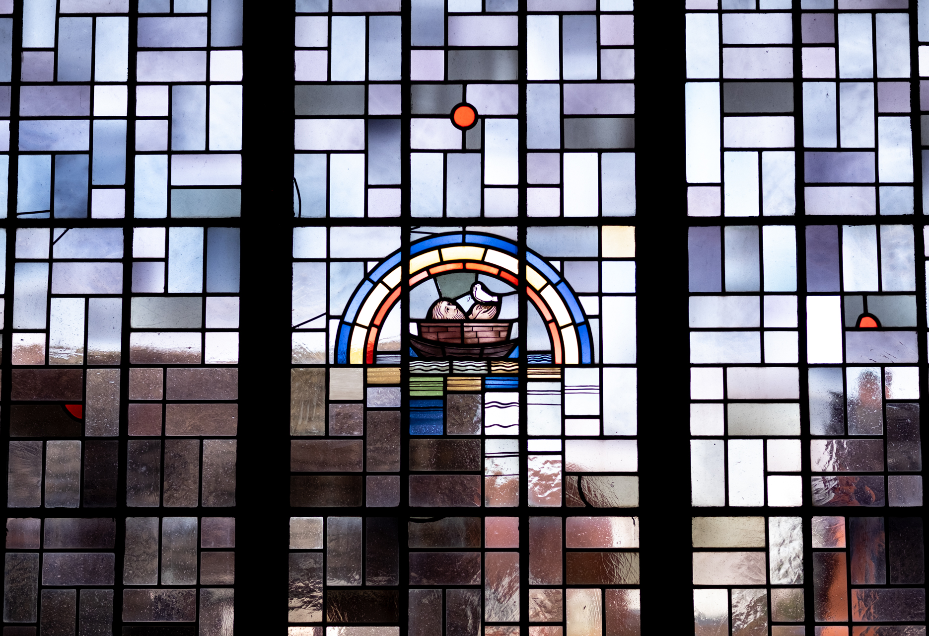 Kirche Borghorst 6 Buntglasfenster Kirche Borghorst