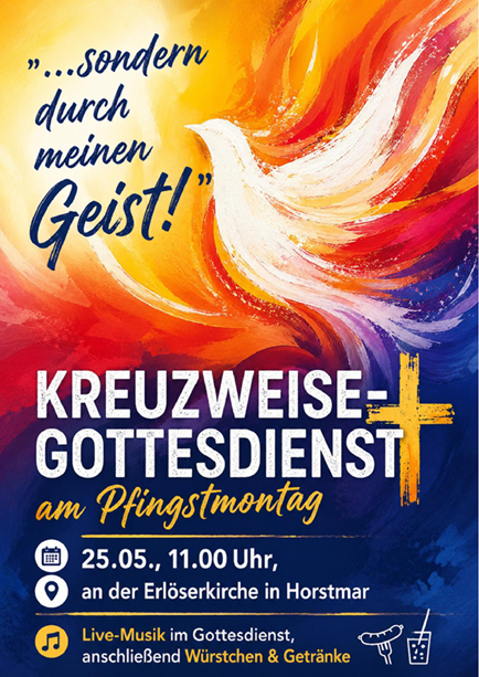 Plakat zum Gottesdienst