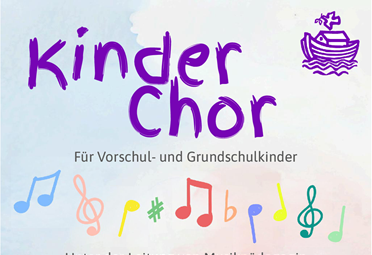 Werbeplakat für den Kinderchor